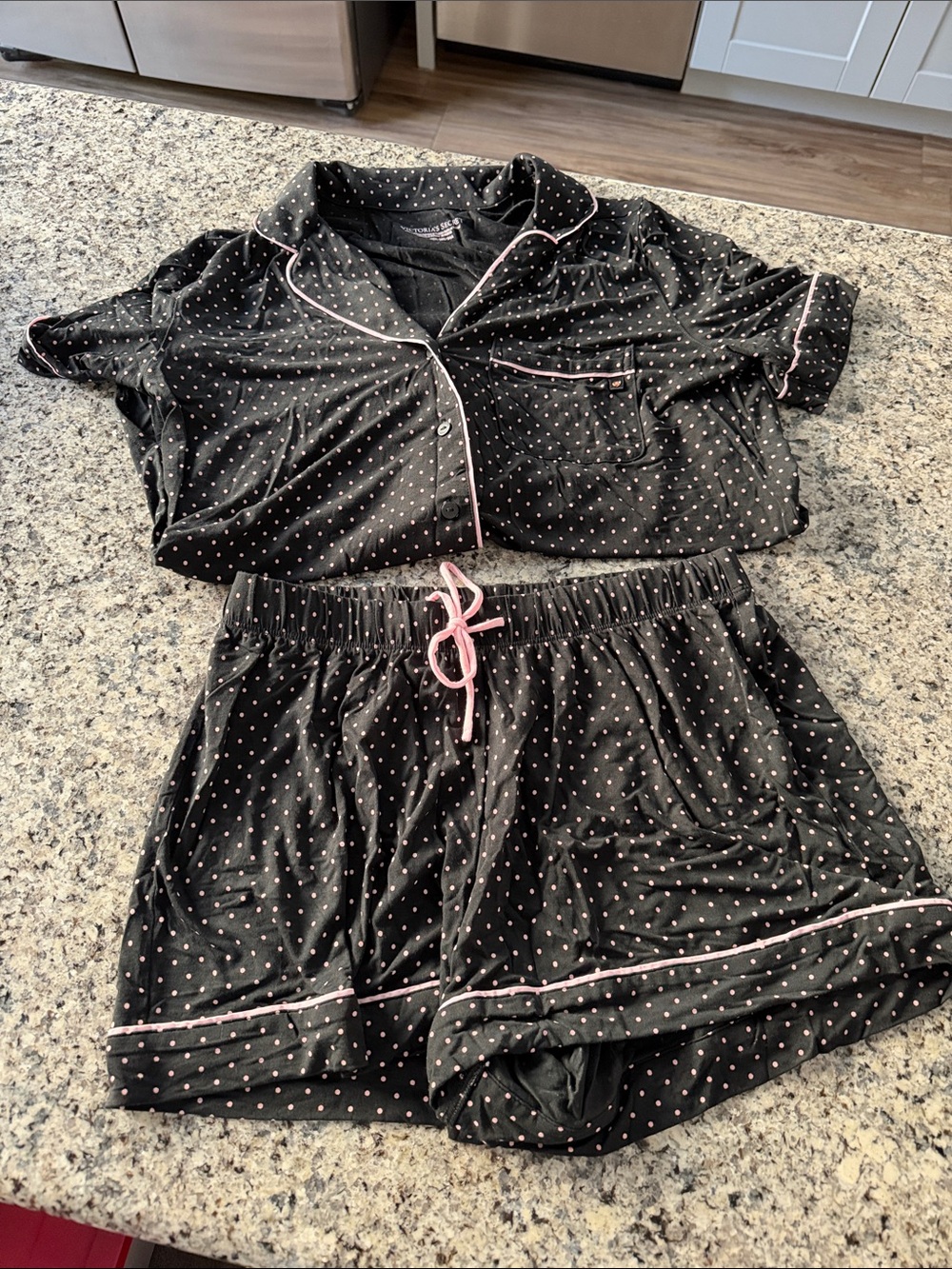 Victoria’s Secret PJ Set, black